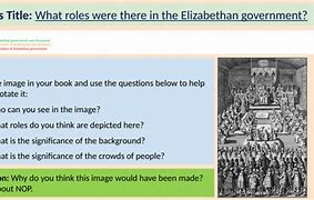 Image result for Elizabethan Government