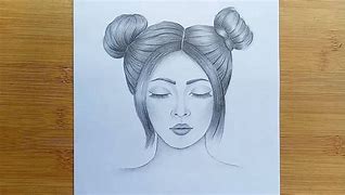 Image result for How to Draw Hair Bun