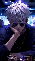 Image result for Gojo Satoru Anime Glasses