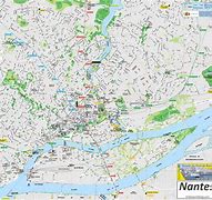 Image result for Map of Nantes