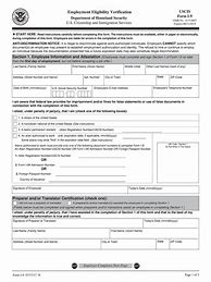 Image result for I 9 Form Printable Blank