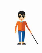 Image result for Blind Person Clip Art