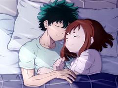 Image result for Gambar Uraraka X Midoriya