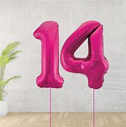 Image result for Number 14 Balloons