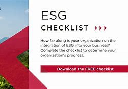 Image result for ESG Compliance Checklist