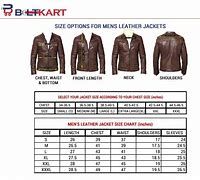 Image result for Men's Jacket Size Chart Us