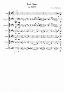 Image result for Past Lives Guitar Notation