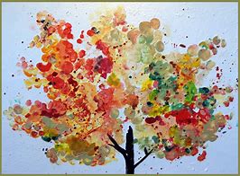 Image result for Red Tree Painting