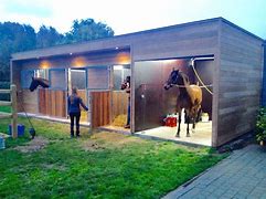 Image result for 2 Stall Horse Barn