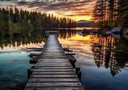 Image result for Dock On a Lake