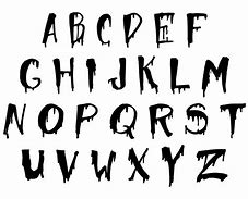 Image result for Halloween Letters Font