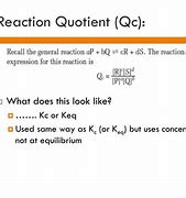 Image result for What Is a Reaction Quotient