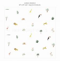 Image result for Jungle Animals Wall Decals