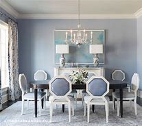 Image result for Blue Gray Dining Room