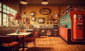 Image result for Retro 59s Coffee Shop