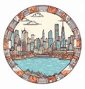 Image result for City Center of Beijing Cartoon