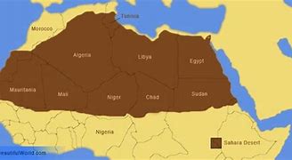 Image result for Sahara Desert Geography Map