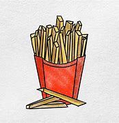 Image result for Draw French Fries