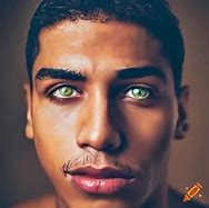 Image result for Man with Bronze Skin and Green Eyes