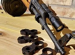 Image result for Wood AK with Flashlight