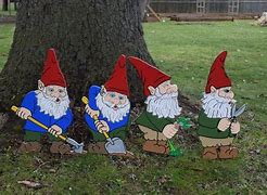 Image result for Painted Garden Gnomes