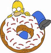 Image result for The Simpsons Donut Head Transparent