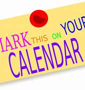 Image result for Mark Your Calendar Clip Art Images