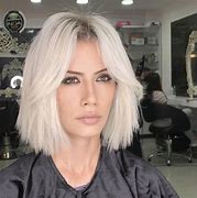 Image result for Curtain Bang Short Bob Haircut