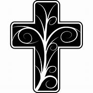 Image result for Cross Clip Art Black and White