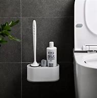 Image result for Toilet Brush Rubber Wall Mounted