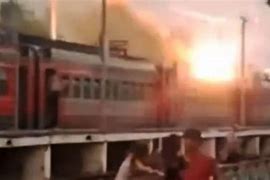 Image result for Lightning Strikes Train