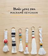 Image result for How to Make Macrame Keychains