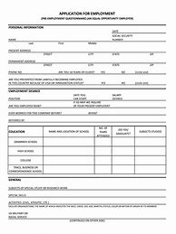 Image result for Free Fillable Job Application Form