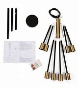 Image result for Black Brass Sputnik Chandelier