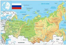 Image result for Russia Physical Map