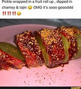 Image result for Fruit with Chamoy and Tajin Background