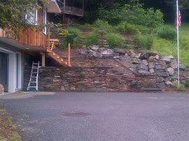 Image result for Stone Retaining Wall Steps