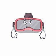 Image result for Cartoon Face with VR Glasses