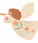 Image result for Christmas Angel with Trumpet Clip Art