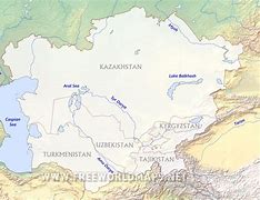 Image result for Central Asia Rivers Map