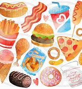 Image result for Junk-Food Graphic