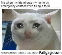 Image result for Emergency Contact Meme