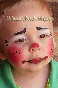 Image result for Sad Clown Face Painting