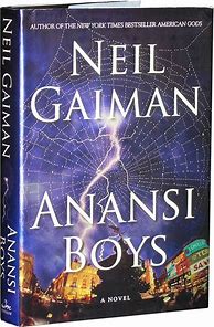 Image result for Anansi Boys Book Cover