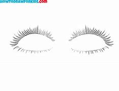 Image result for Eyelash Drawing Side View