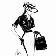 Image result for Coco Chanel Clip Art