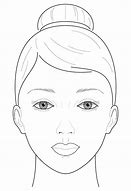 Image result for Lady Face Sketch