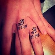 Image result for Men's Wedding Band Tattoos