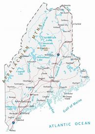 Image result for Maine City Map