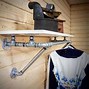 Image result for Vertical Wall Mount Clothes Rack